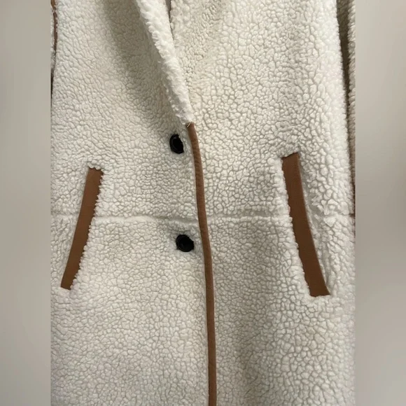 Madewell Sherpa Topcoat size XS - Picture 6 of 8